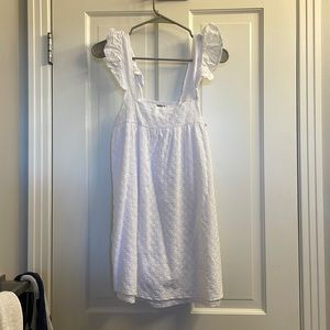 BB DAKOTA white mini dress xs with pockets